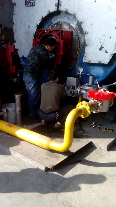 高士線業（深圳）工廠鍋爐節能改造進行中（圖四）